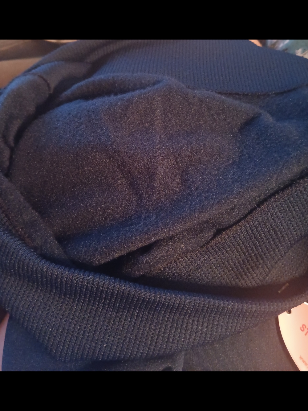 Anemone BellanBlue Navy Blue Ultra Soft Cozy Fleece Lined Leggings NWT O/S - Picture 4 of 5